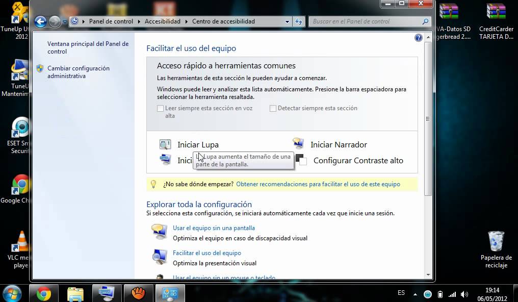 ¿Cómo configurar el teclado de mi pc windows 7?