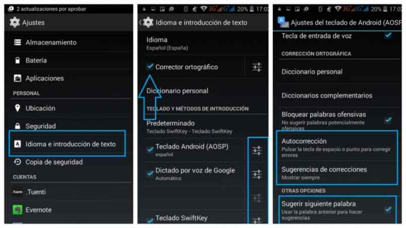 ¿Cómo se activa el texto predictivo?