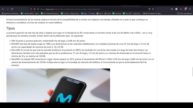 ¿Cómo activar el chip de México?