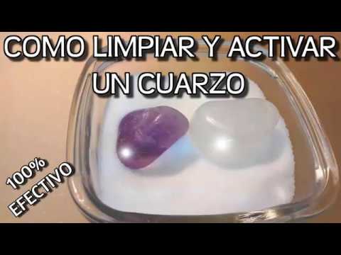 ¿Cómo limpiar y activar un cuarzo?