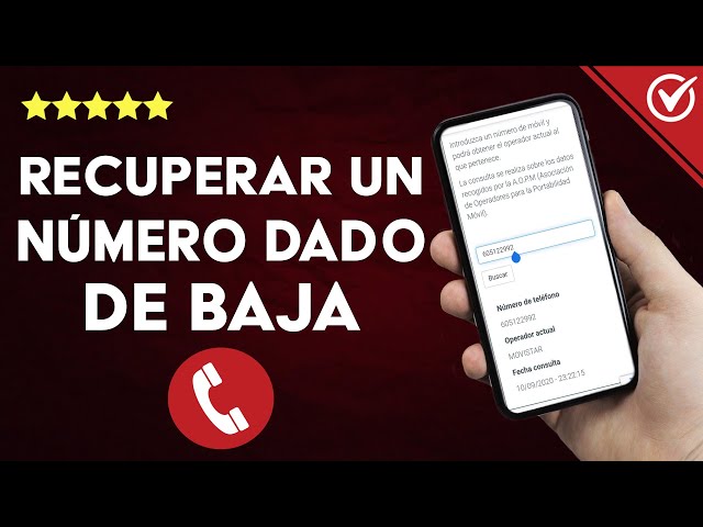 ¿Qué pasa con los números de teléfono que se dan de baja?