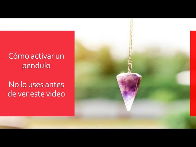 ¿Cómo hacer que el péndulo funcione?