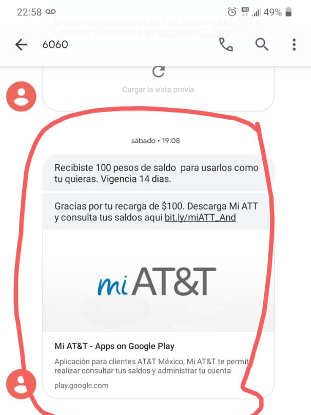 ¿Cuánto dura una recarga de $100 en AT&T?