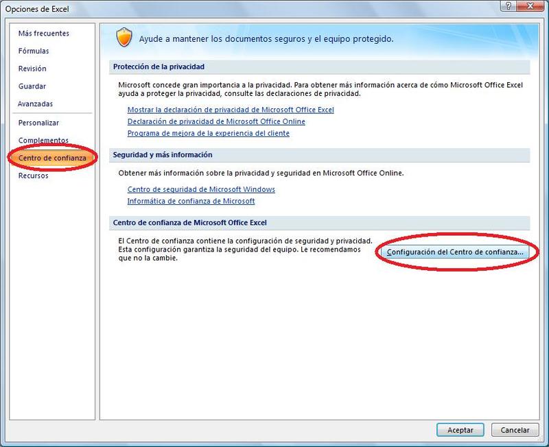 ¿Cómo activar una hoja con macros?