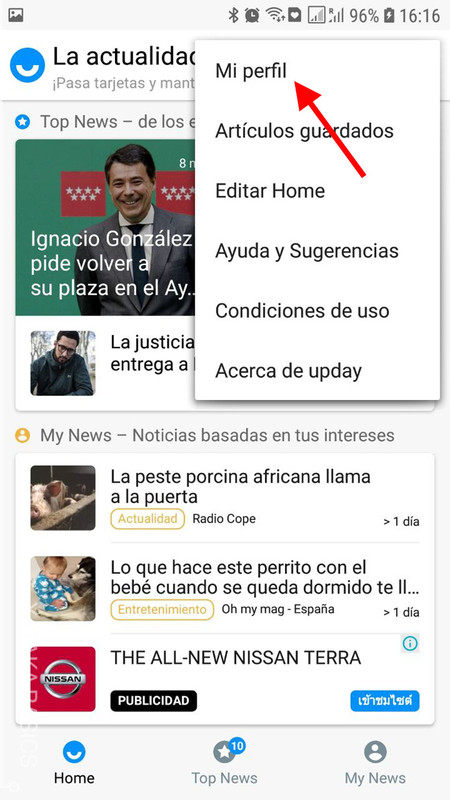 ¿Qué es Upday en el móvil?