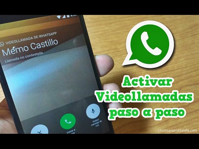 ¿Cómo permitir que WhatsApp haga videollamada?
