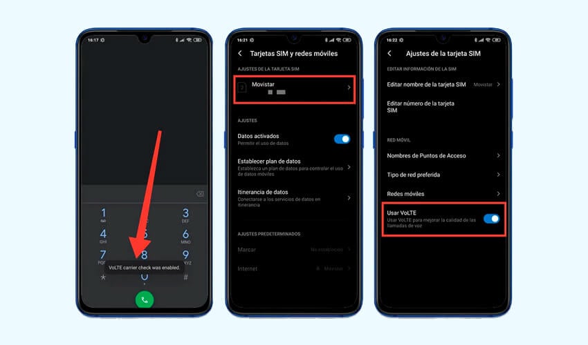 ¿Qué pasa si mi celular no tiene VoLTE?