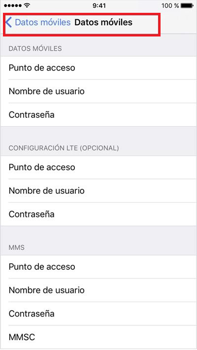 ¿Cómo configurar los datos APN?